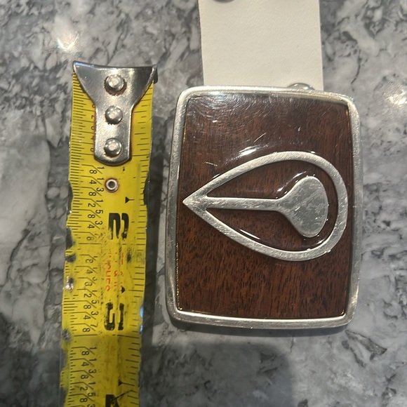 Nixon leather cream belt size L unisex - Picture 10 of 14